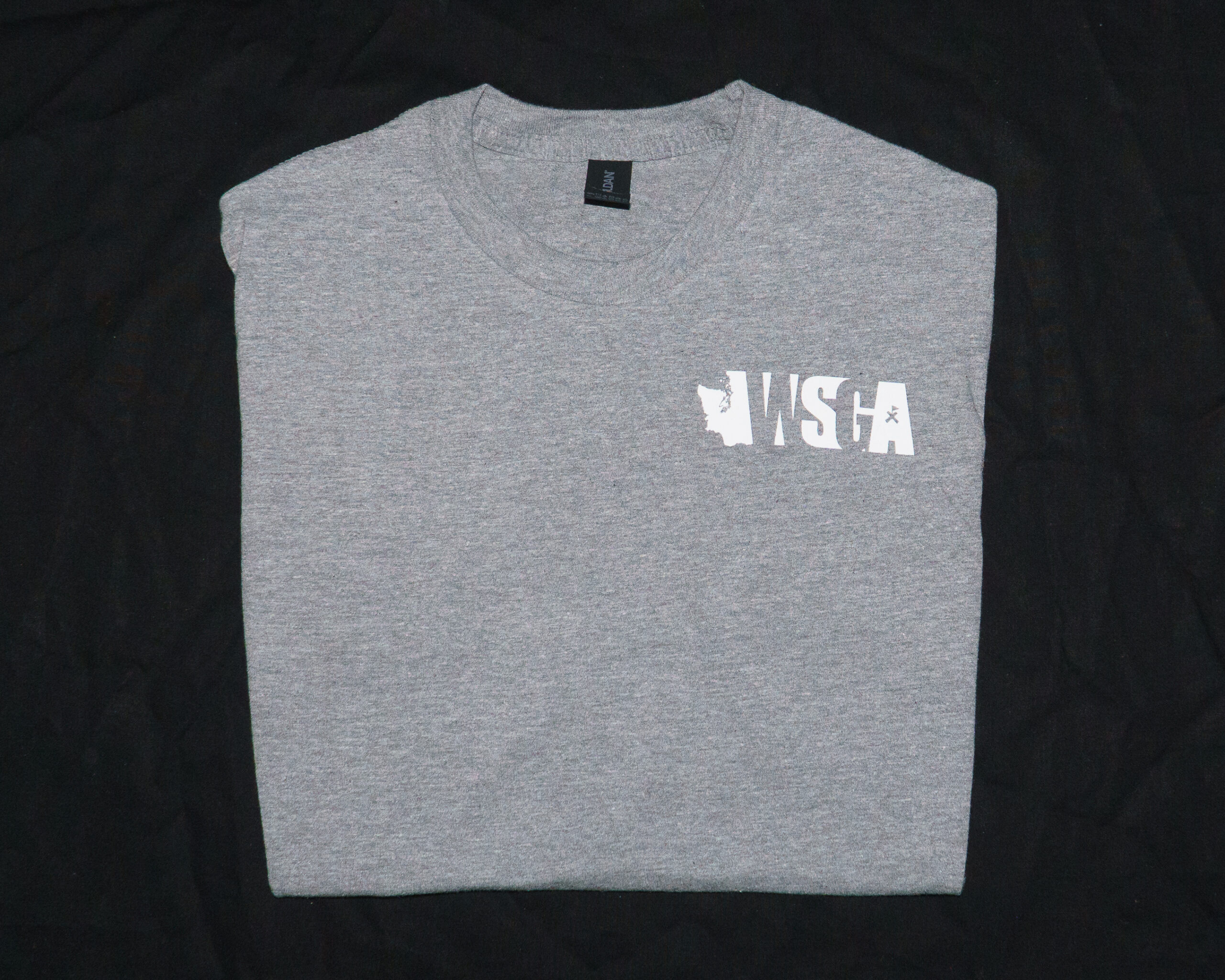 WSGA Logo T-shirt - Graphite Heather / White