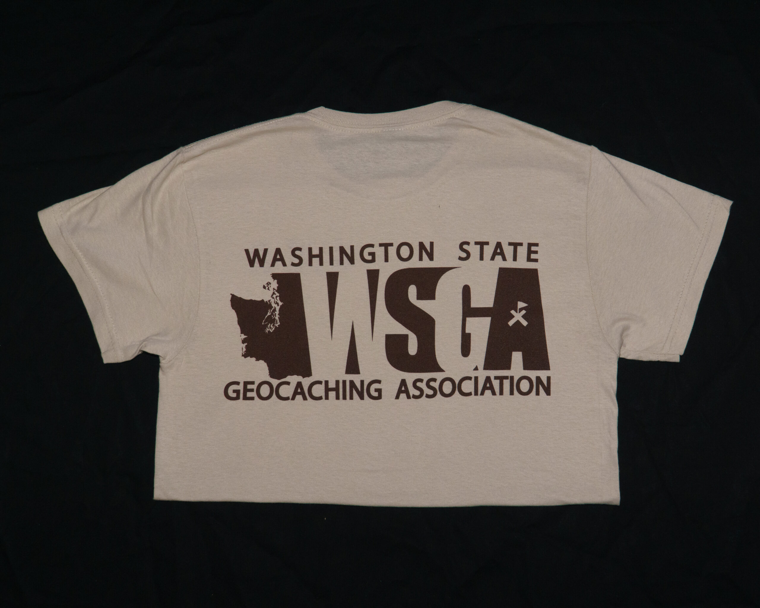 WSGA Logo T-shirt - Sand / Brown - Image 2