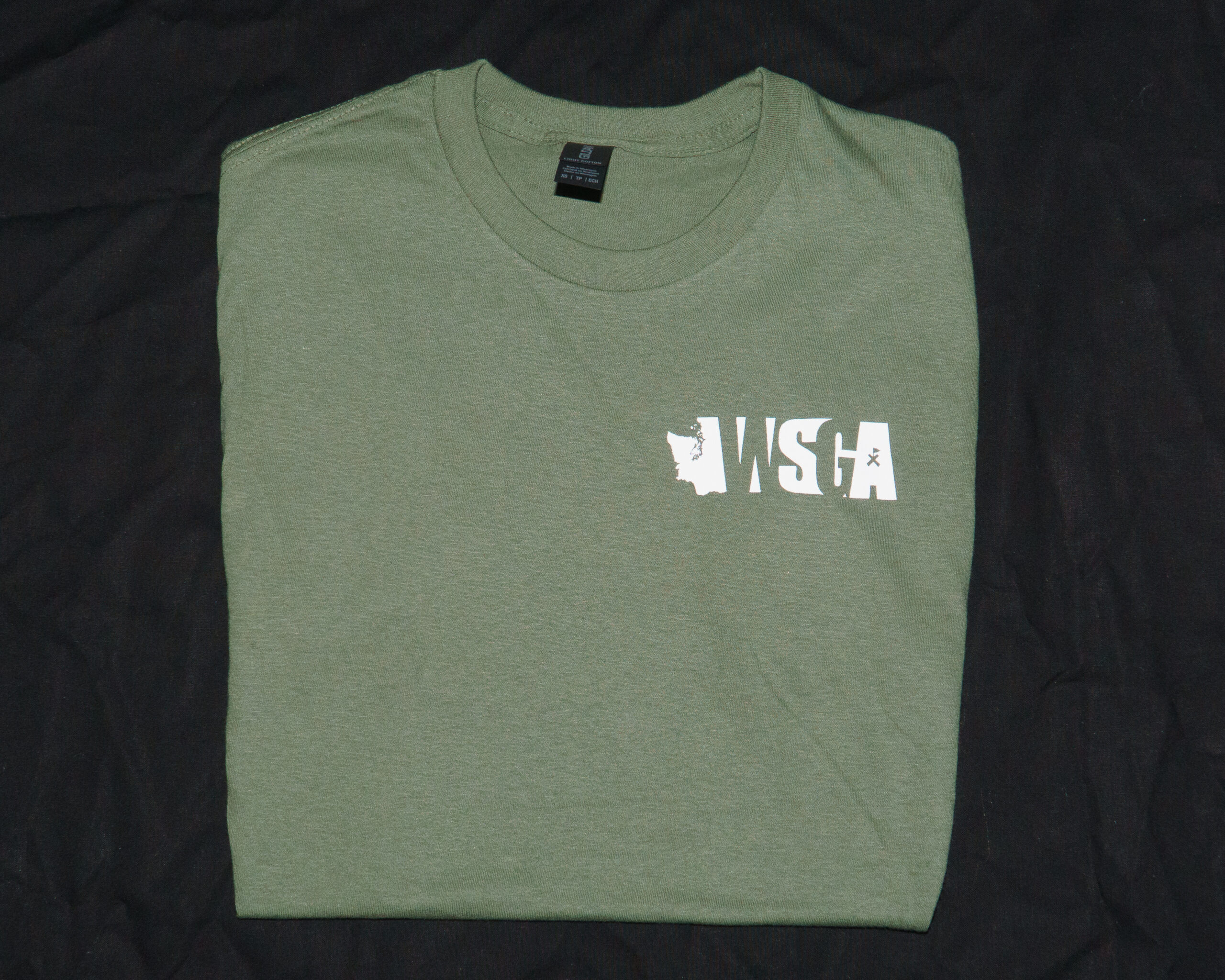 WSGA Logo T-shirt - Green / White