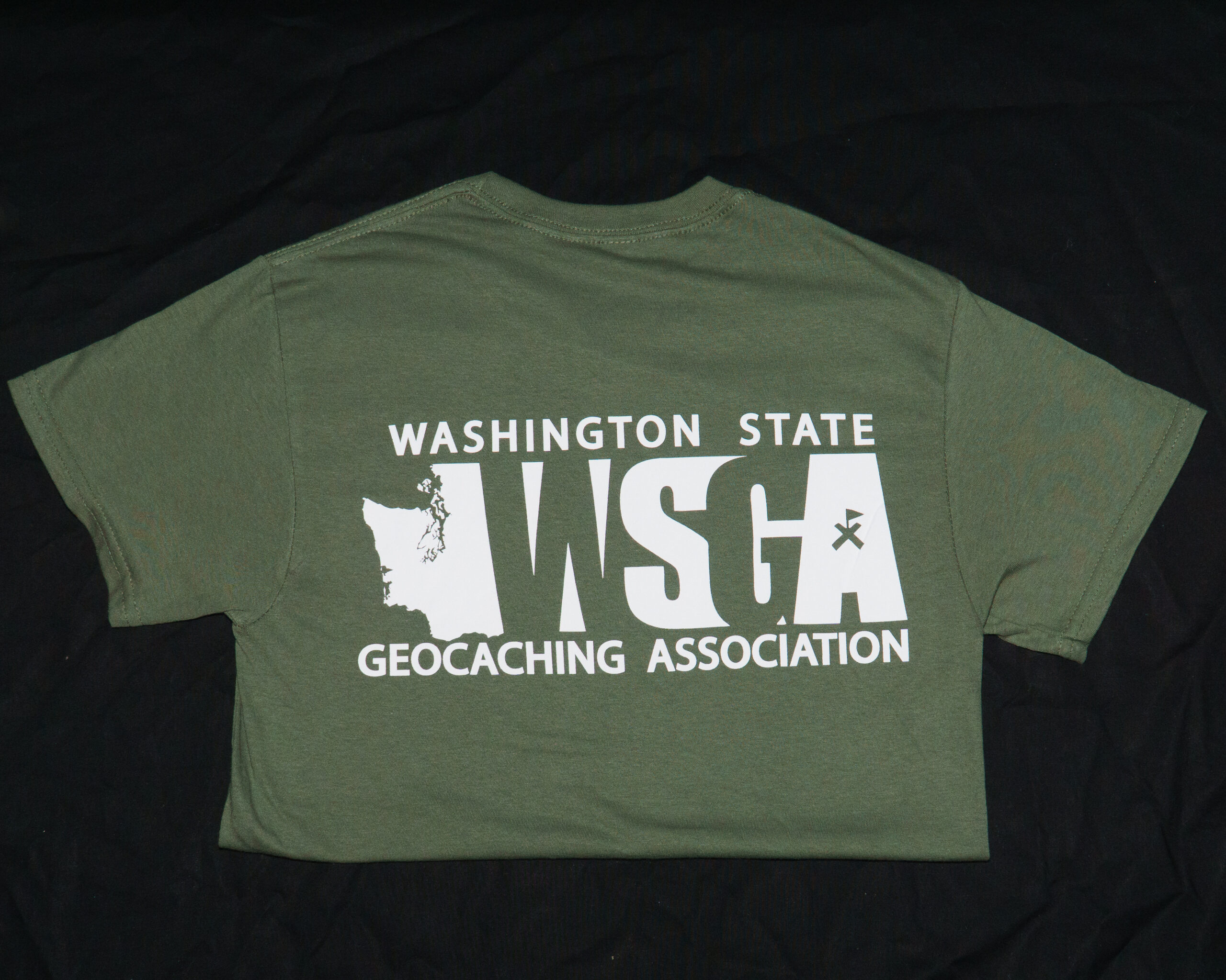 WSGA Logo T-shirt - Green / White - Image 2